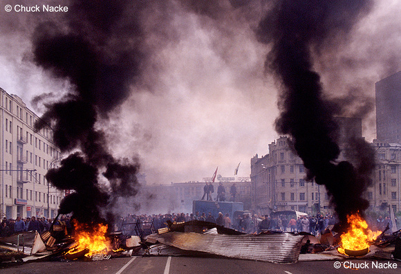 Demonstration against the Yeltsin Government, Moscow, RU