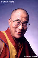 Portrait of the Dalai Lama, Moscow, RU.